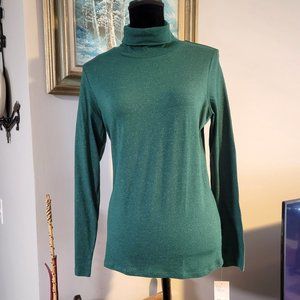 3/$15 Bundle NWT Size S Green Classic Turtleneck From Croft & Barrow MSRP $16